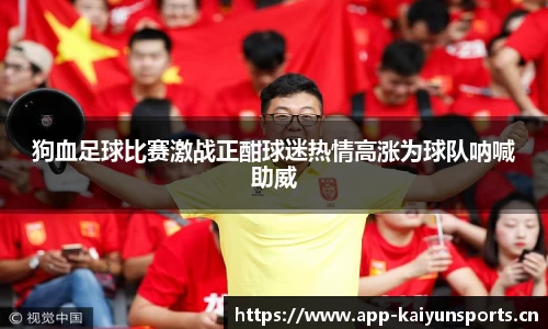狗血足球比赛激战正酣球迷热情高涨为球队呐喊助威
